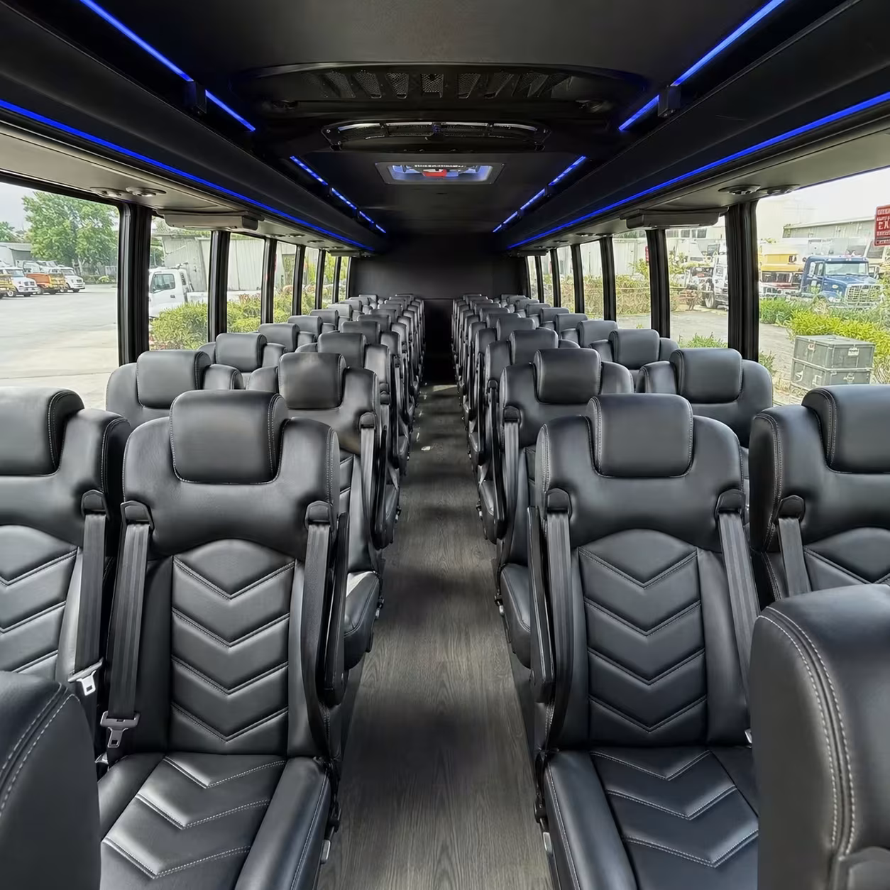 35 passenger minibus inside